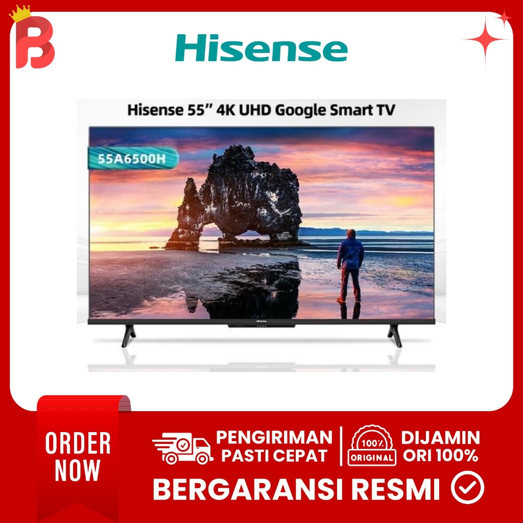 HISENSE 55 INCH 55A6500H GOOGLE ANDROID / 55 A6500H
