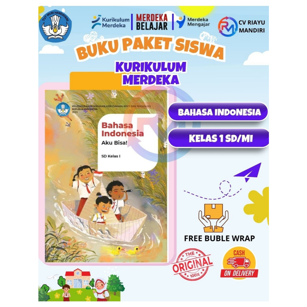 

Buku Paket Siswa Bahasa Indonesia Kelas 1 SD/MI Kurikulum Merdeka