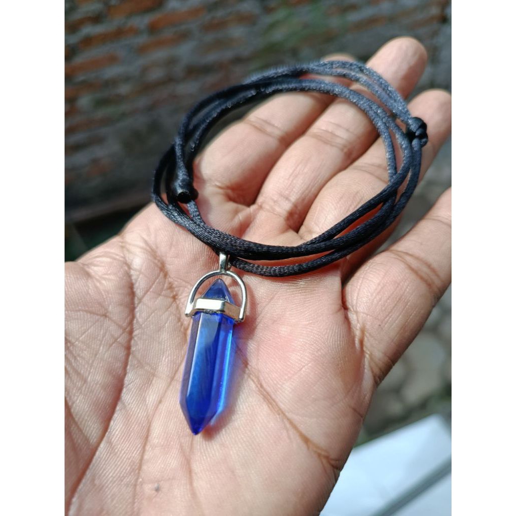 Kalung Pendulum Royal Blue sapphire