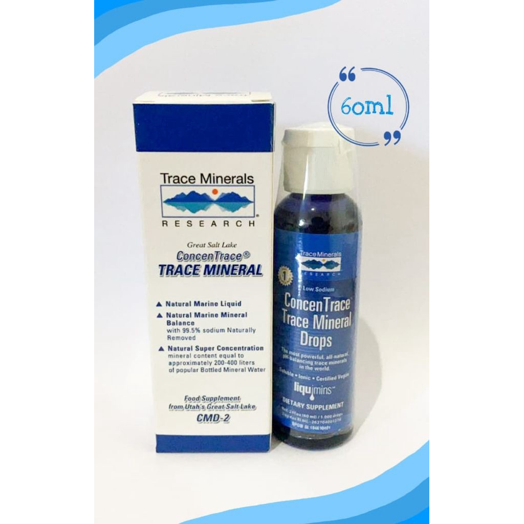 Trace Mineral Cmd ( concetrace mineral drops)  Cmd 60ml/1000drop