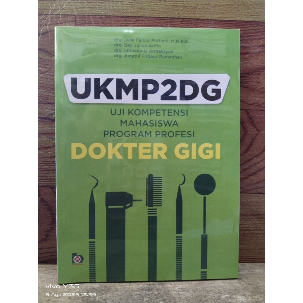 Buku, UKMP2DG uji kompetensi mahasiswa program profesi dokter gigi