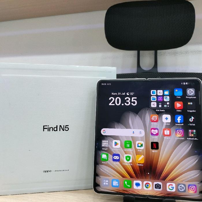OPPO FIND N5 FOLD 16/512GB OPPO FIND N 5 FOLD 16/512 OPPO FINDNF FOLD 16/512 SECOND BEKAS GARANSI PA