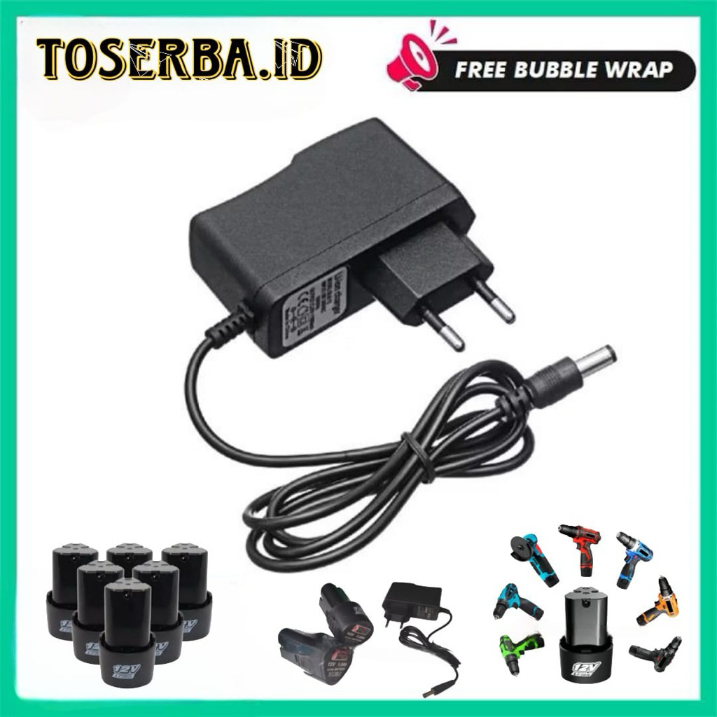 Charger baterai bor 12v kamolee casan bor gerinda baterai kamole