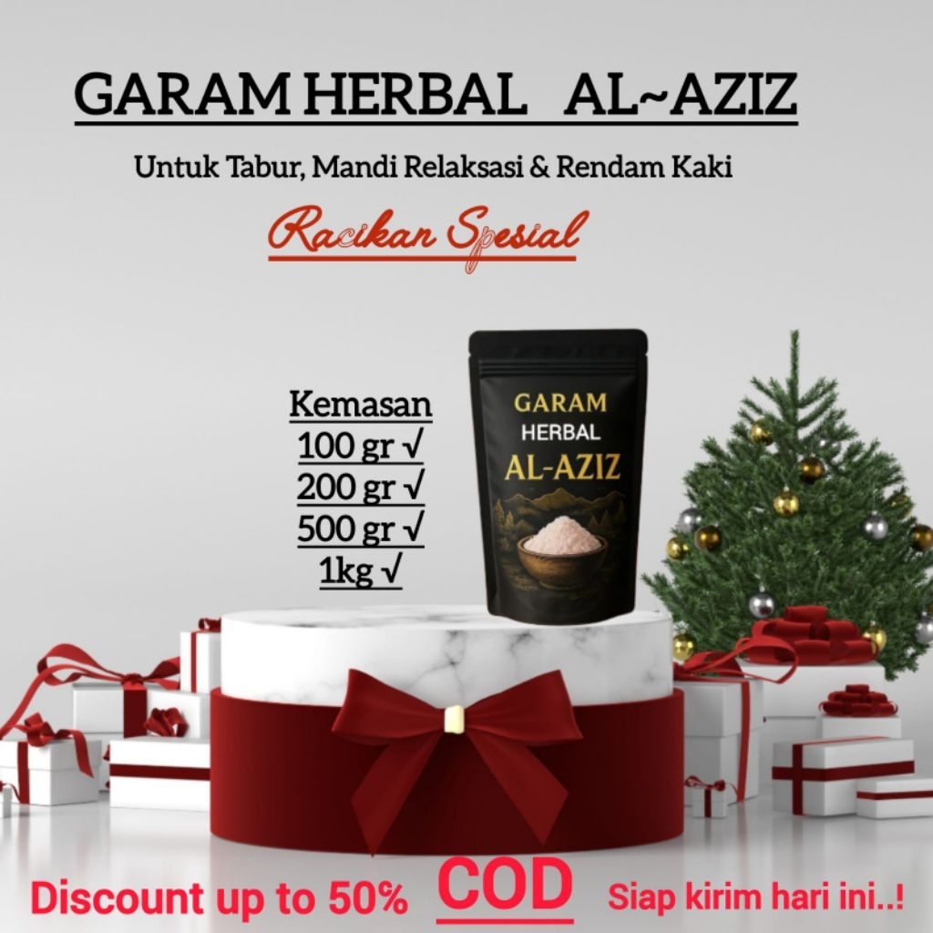 

garam herbal alami 1kg untuk terapi kesehatan