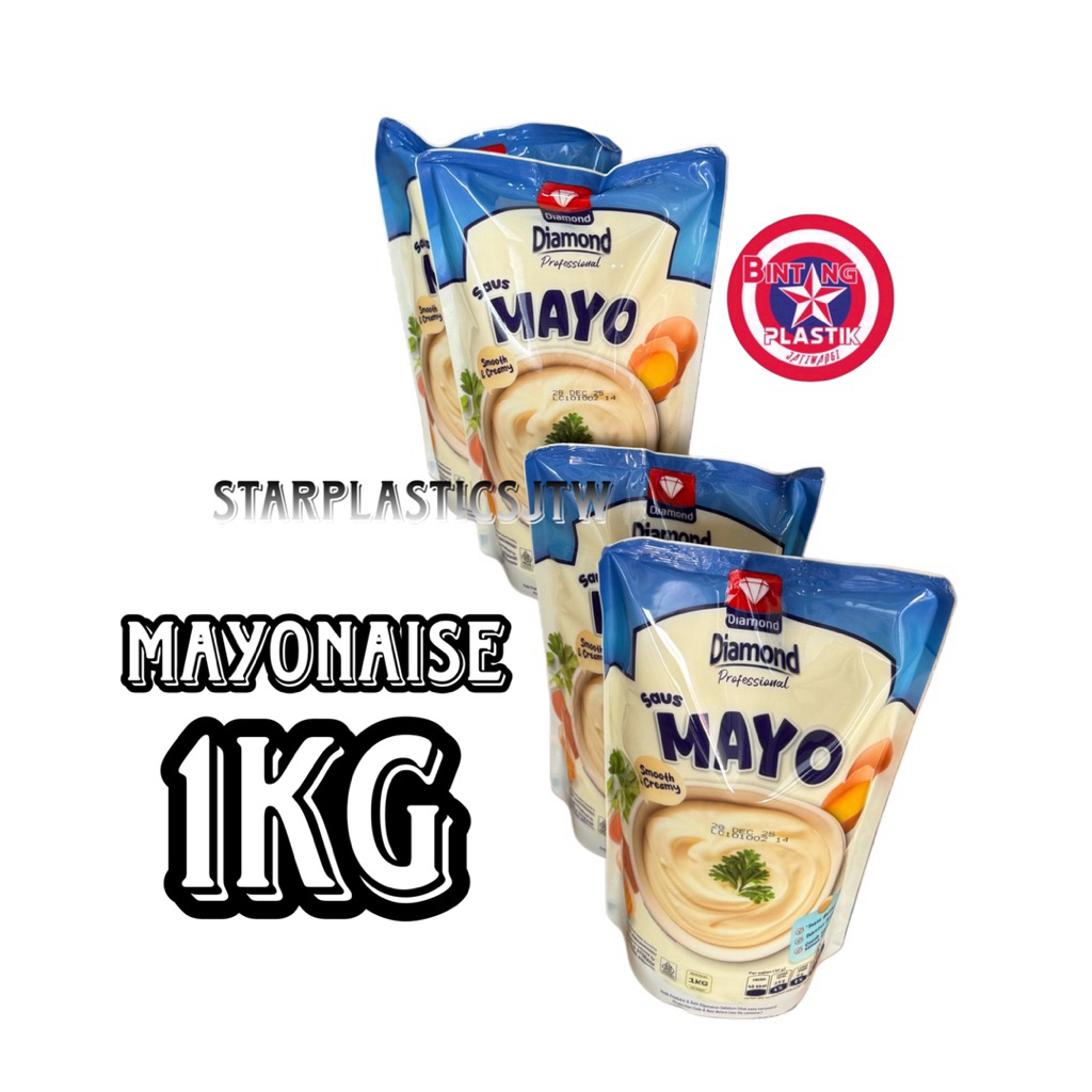 

NEW ARRIVAL!! MAYO Mayonaise DIAMOND Saus Mayo (1KG) Mayonais Original BPOM HALAL