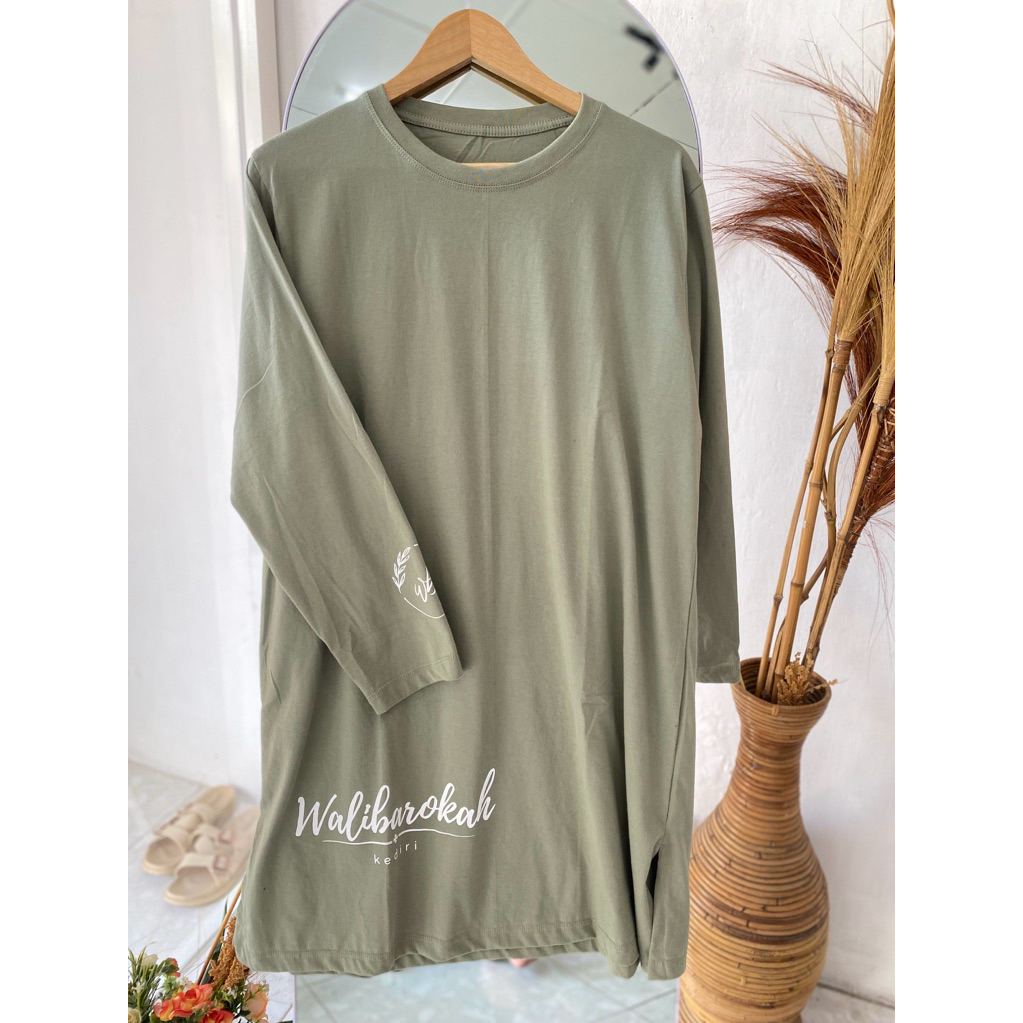 Kaos Wali Barokah || KAOS WB sablon || Oleh Oleh Religi || Tunik kaos cotton combed || Kaos khas PPW
