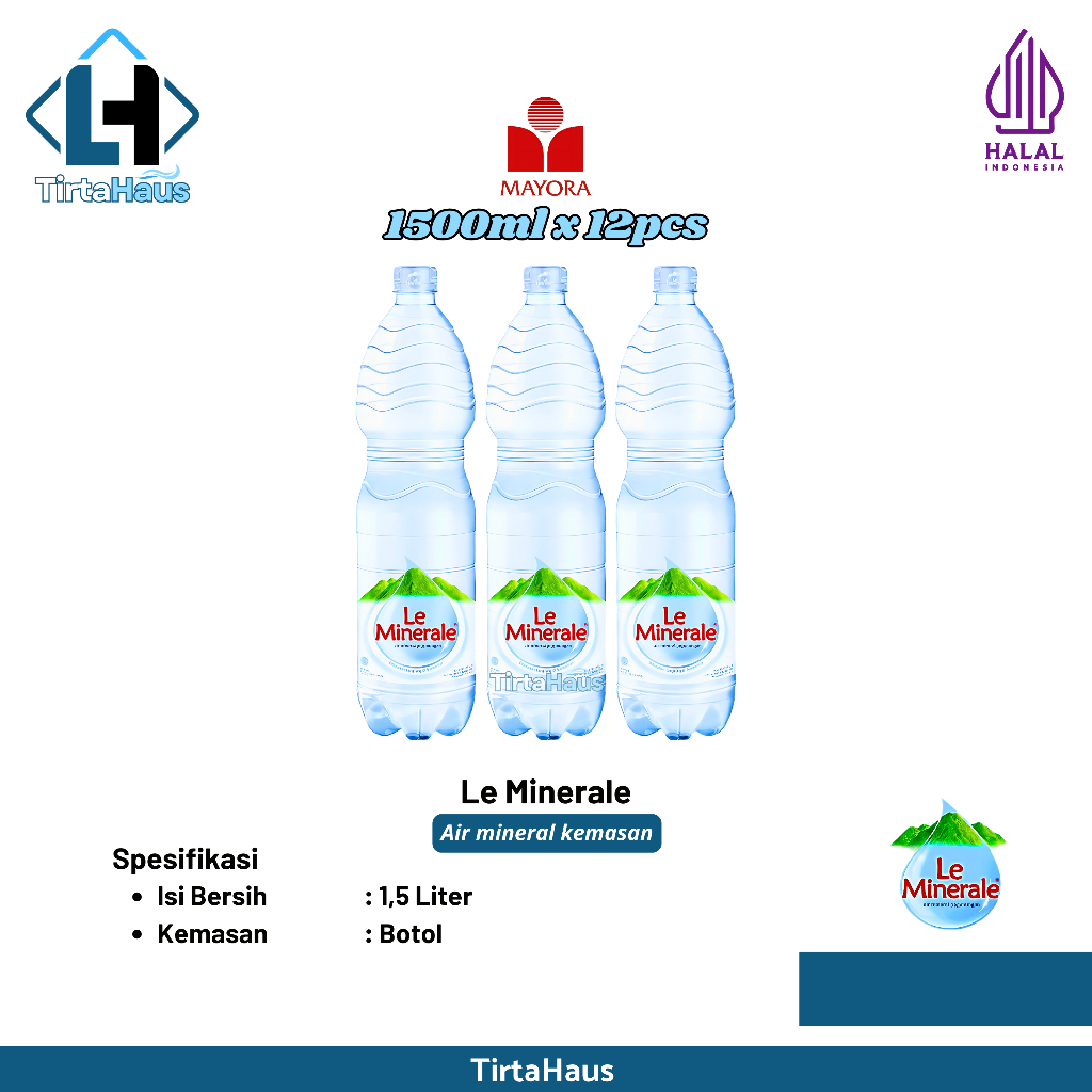

Le Minerale Air Kemasan 1500ml x 24 Botol