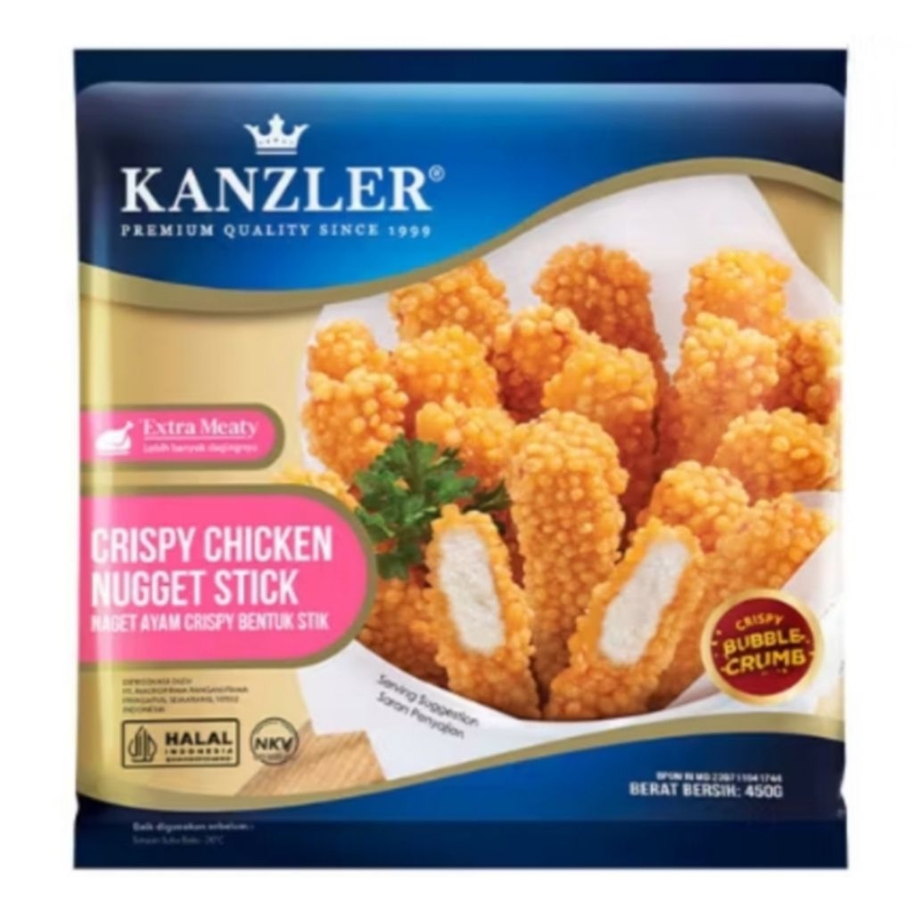 

kanzler NuGet krispi chicken stik,crispy nugget stik,naget kenzler