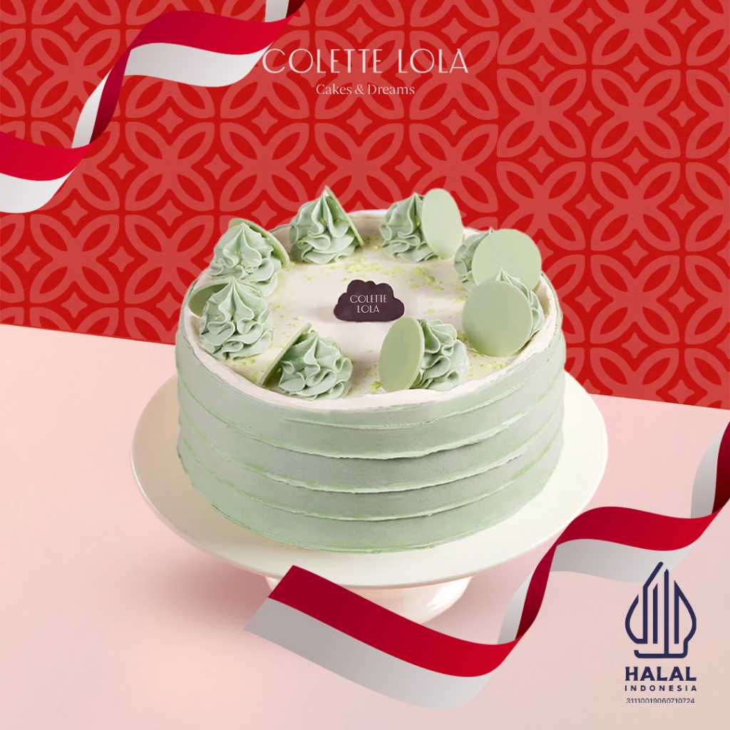 

Kue / Cake Colette Lola Pandan Sensation - Round 20cm
