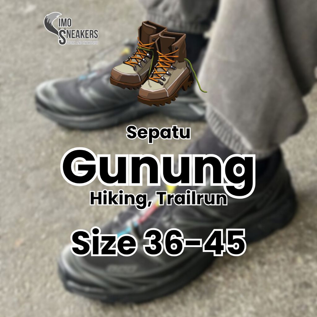Size 36-45 | Sepatu Hiking Trailrun Second Original