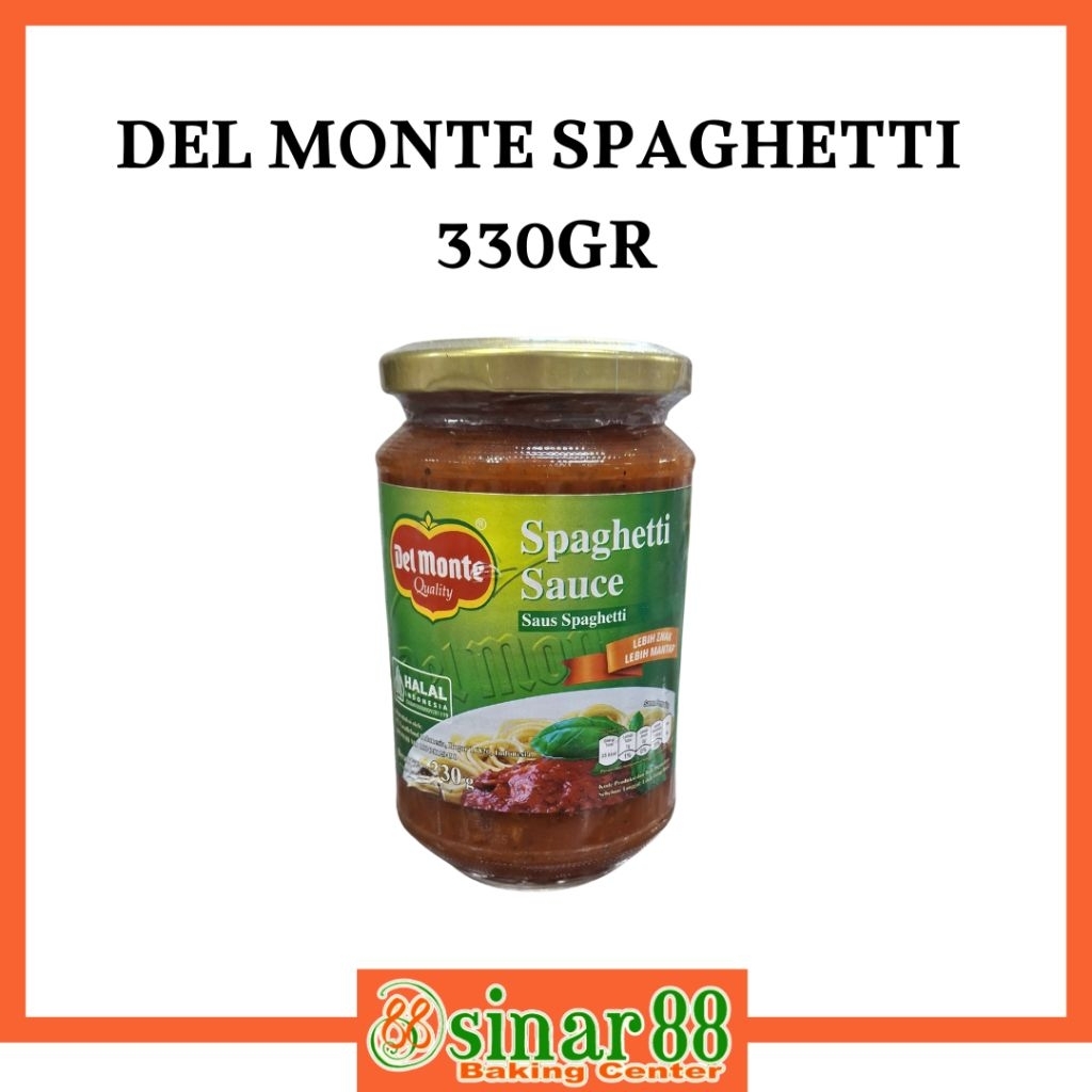 

DEL MONTE SPAGHETTI 330GR(BOTOL KACA)