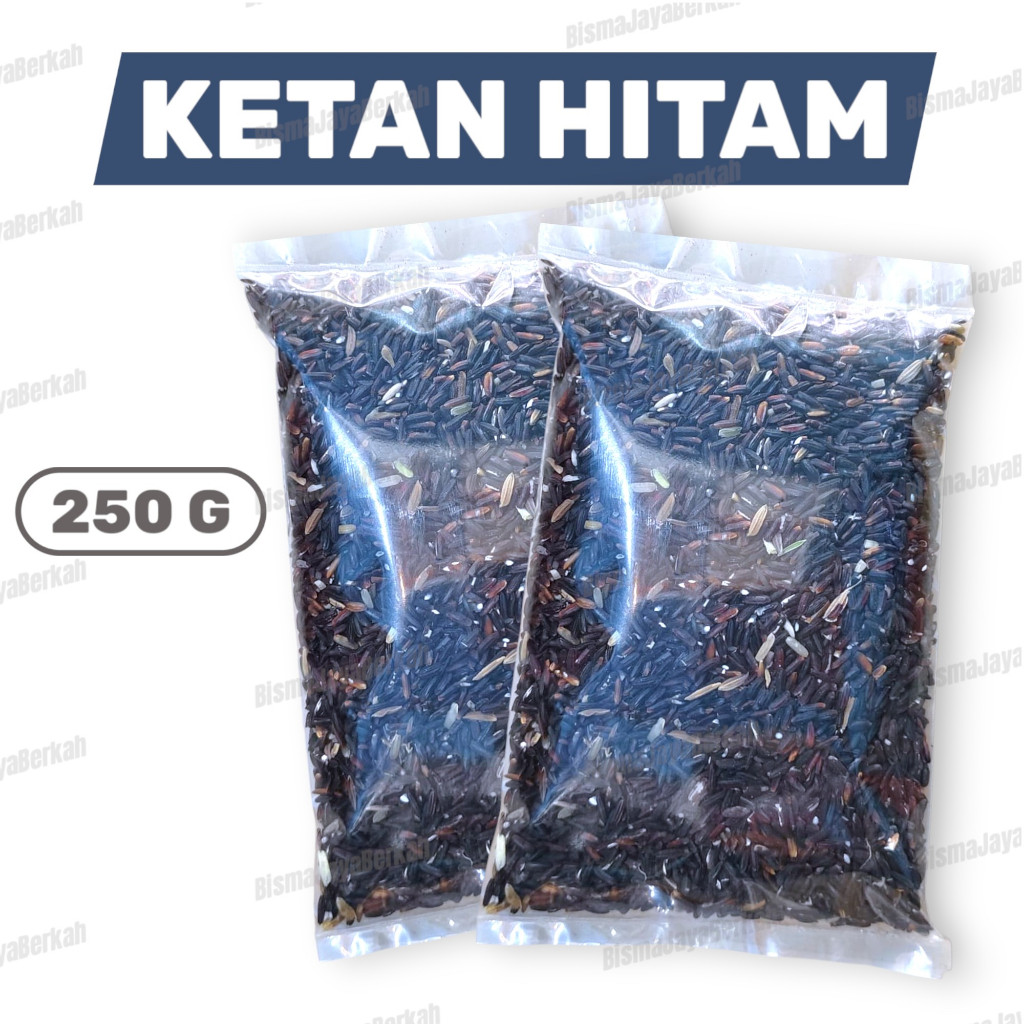 

KETAN HITAM KEMASAN 250GRAM