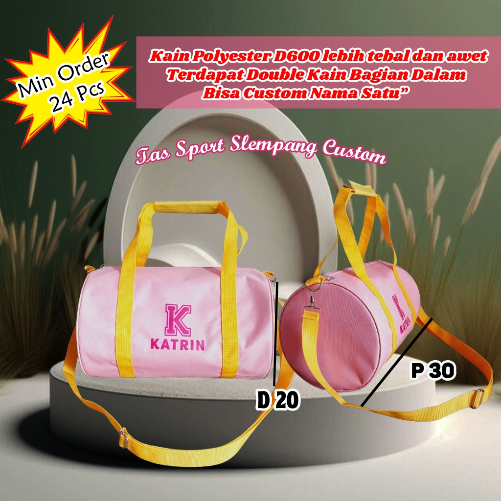 

Tas Souvenir Ultah Tas Travel Sport Slempang Sling Bag Custom