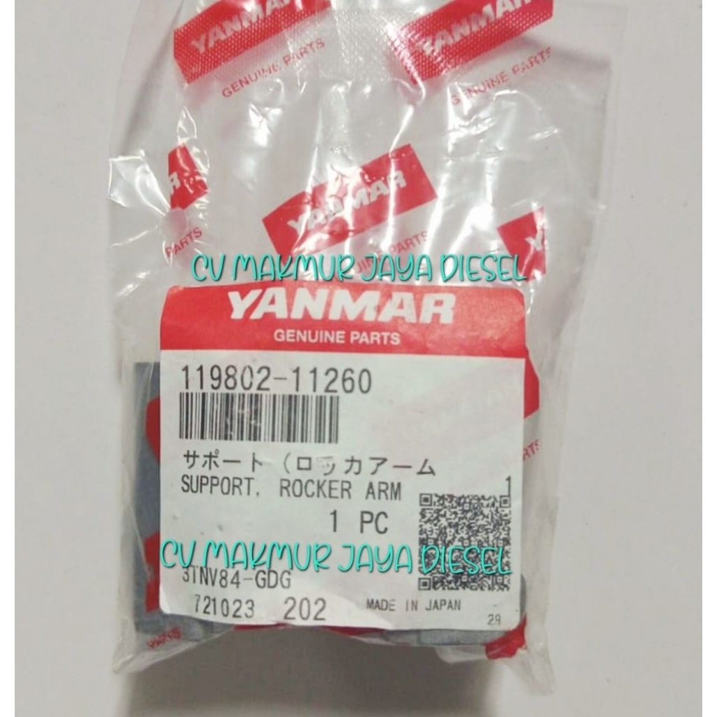 Support Rocker Arm EF494/494 119802-11260 Yanmar