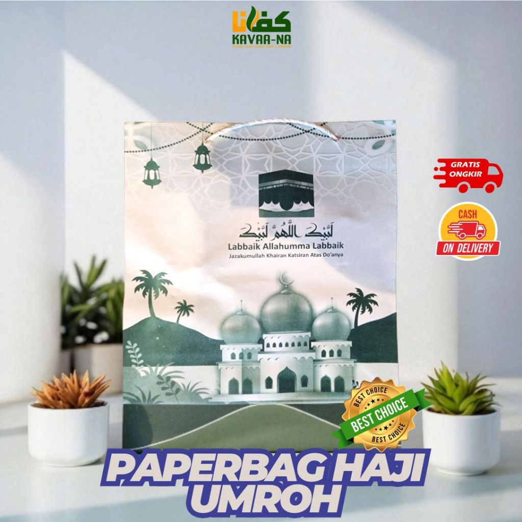 

Paperbag Haji Umroh | Wadah Oleh Oleh Haji Umroh