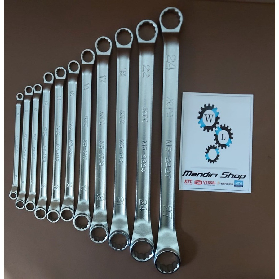 PAKET KUNCI RING RING SET ISI 11 PC KTC