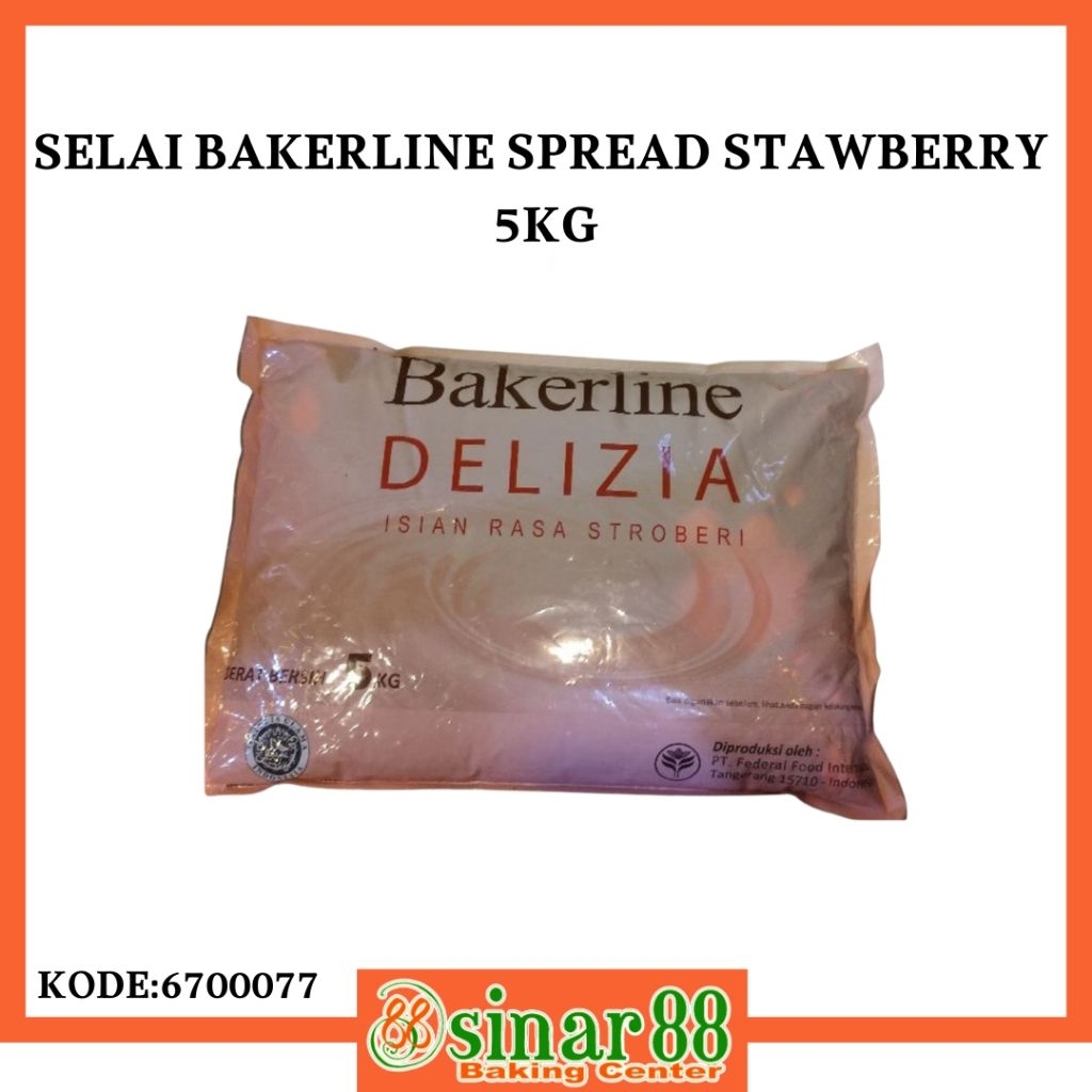 

SELAI BAKERLINE SPREAD STAWBERRY 5KG