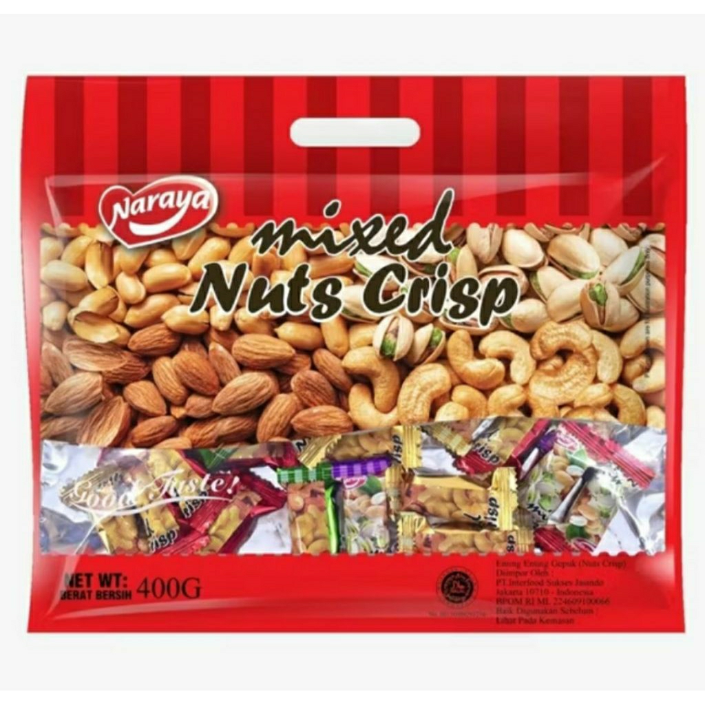 

Naraya Mixed Nuts Crisp 400 gram