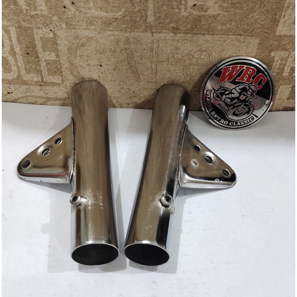 Kupingan Braket Dudukan Lampu Depan Pesek Vixion Scorpio As 33