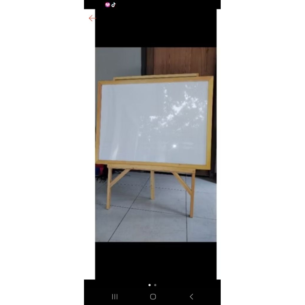 

papan tulis dengan ukuran besar 60x80cm+peyanga