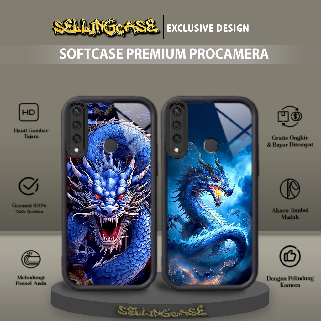 Case Premium Compatible For HUAWEI Y6P 2020 Motif [ NGA ] Casing Softcase Glossy Anti Jamur