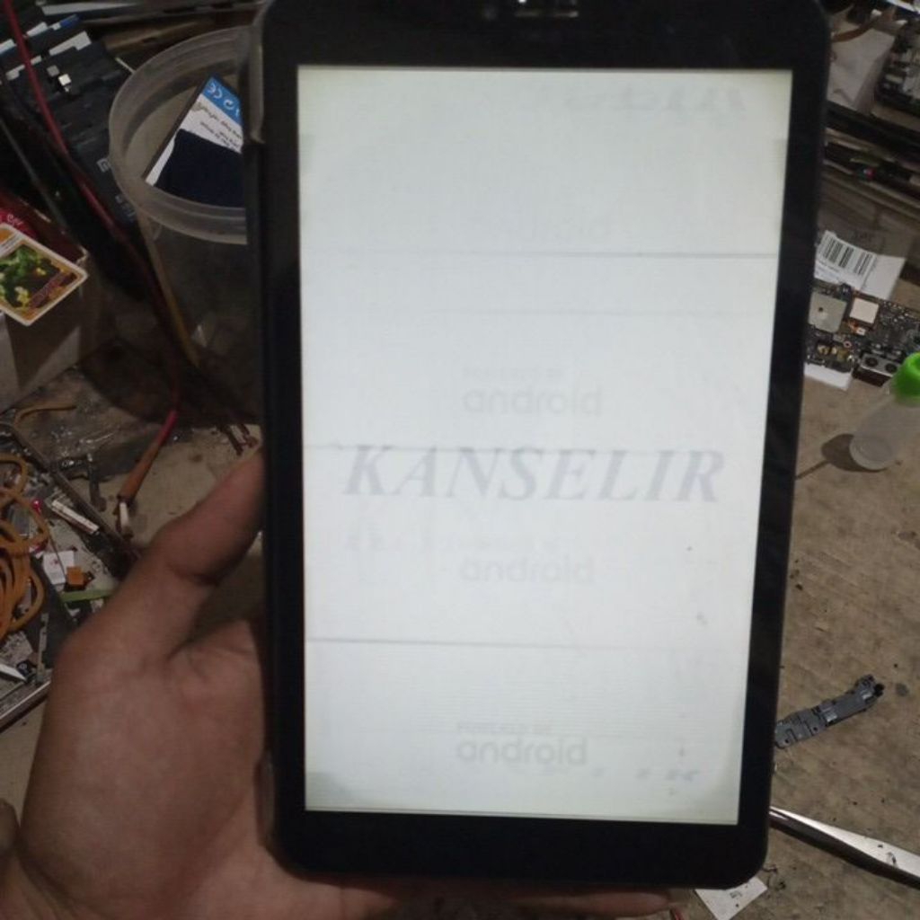 MESIN HIDUP TAB KANSELIR MINUS LCD