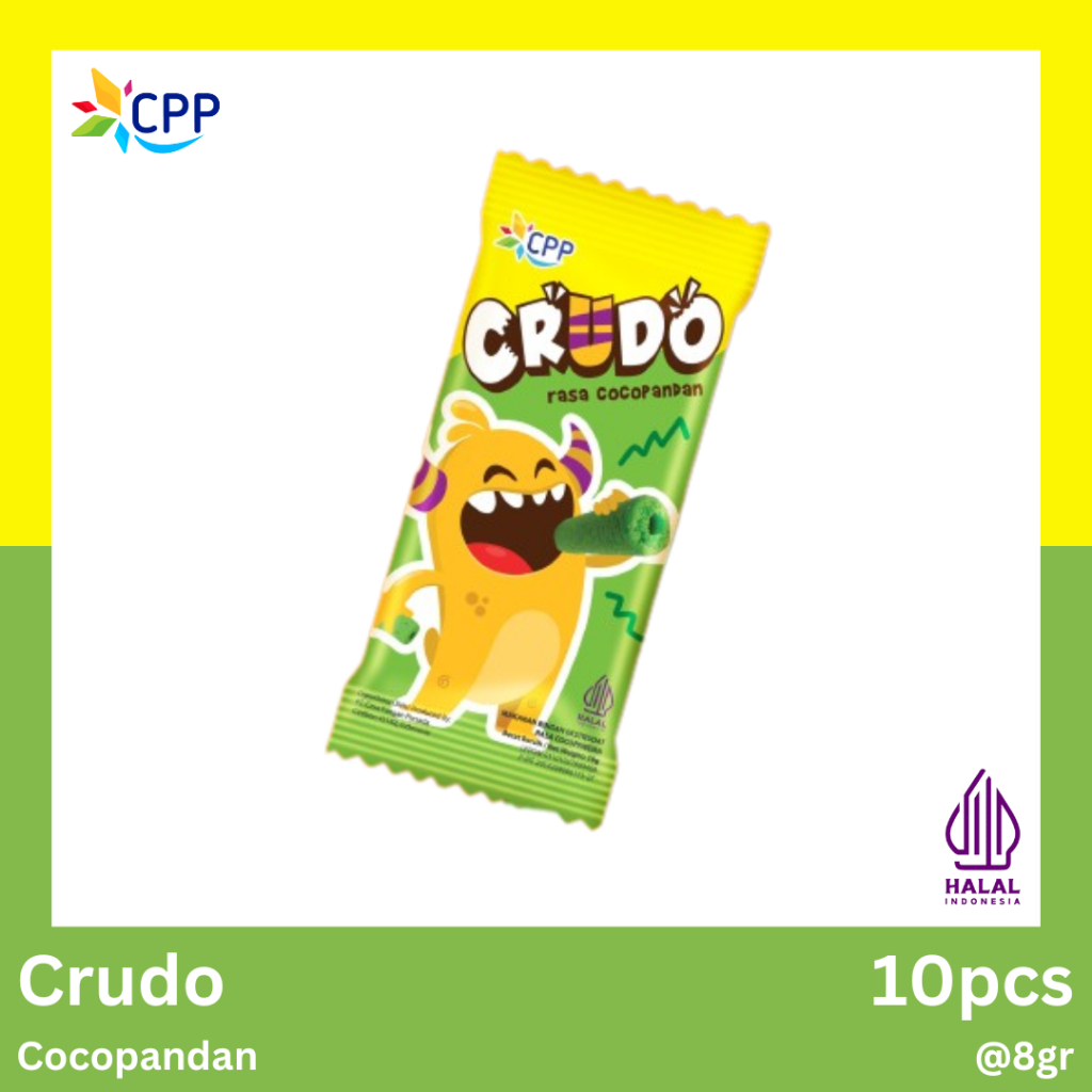 

CRUDO @10pcs - Snack Jagung Rasa Cocopandan