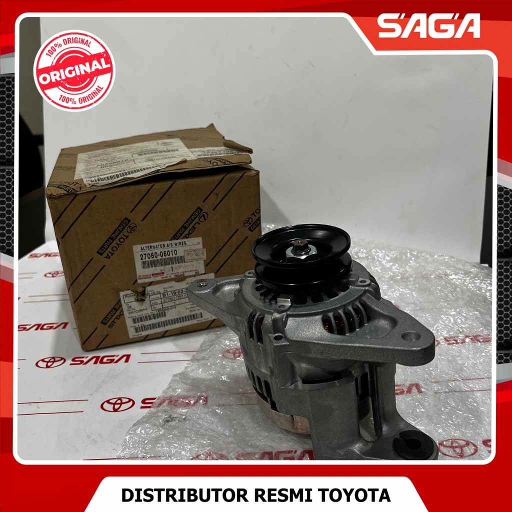 SAGA | Alternator Dinamo Cas Kijang Kapsul Bensin 7K 12V 45A Dinamo Ampere Kijang Kapsul Original 27