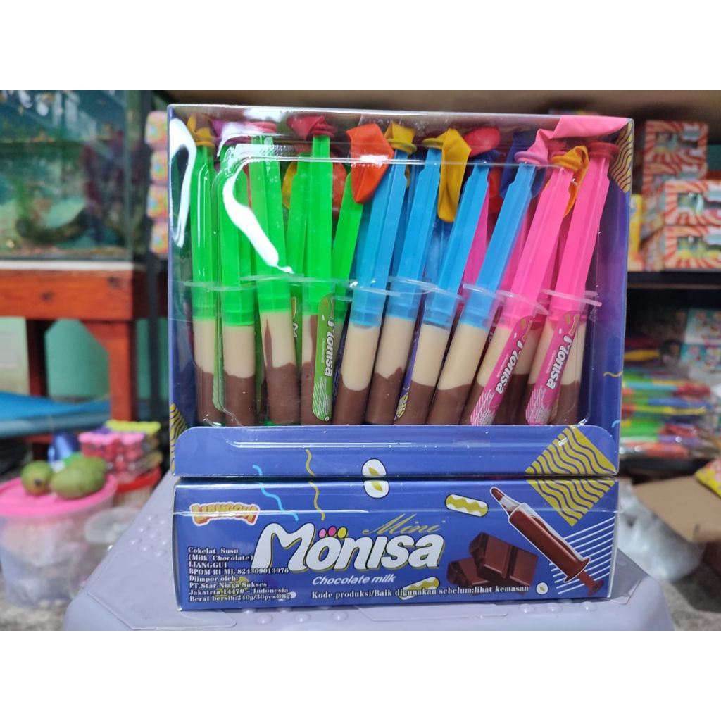 

monisa suntik coklat + balon