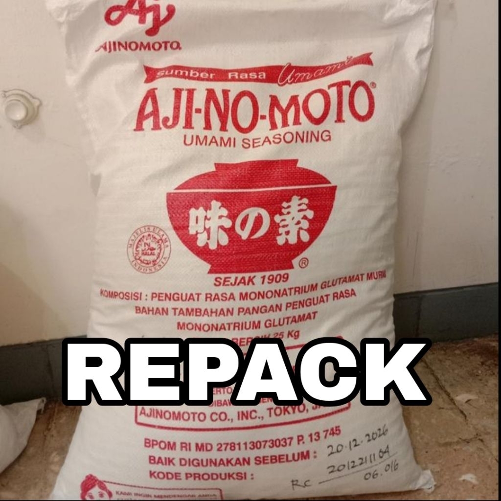 

Monosodium Glutamate MSG Micin Ajinomoto Repack 1 Kg