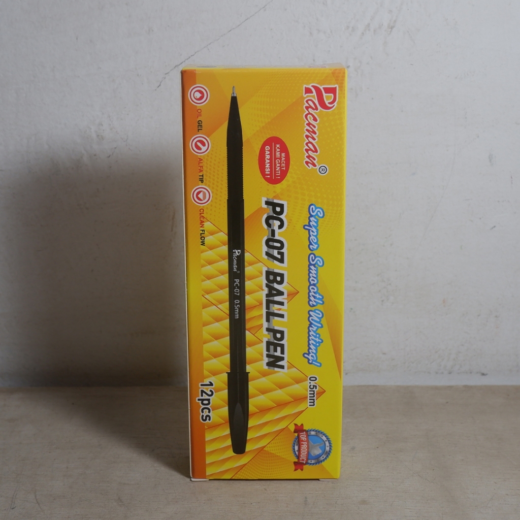 

Pulpen Pacman Ball Pen 0.5mm Murah PC-07 HARGA UNTUK 1 KOTAK