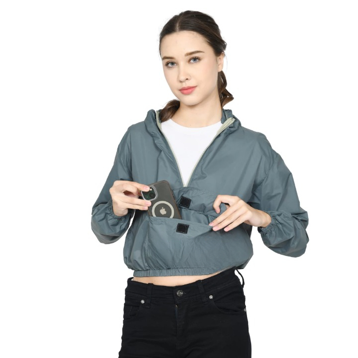 Jaket Parasut   Olahraga Wanita Jaket Lari Parasut Waterproof & UV Protection