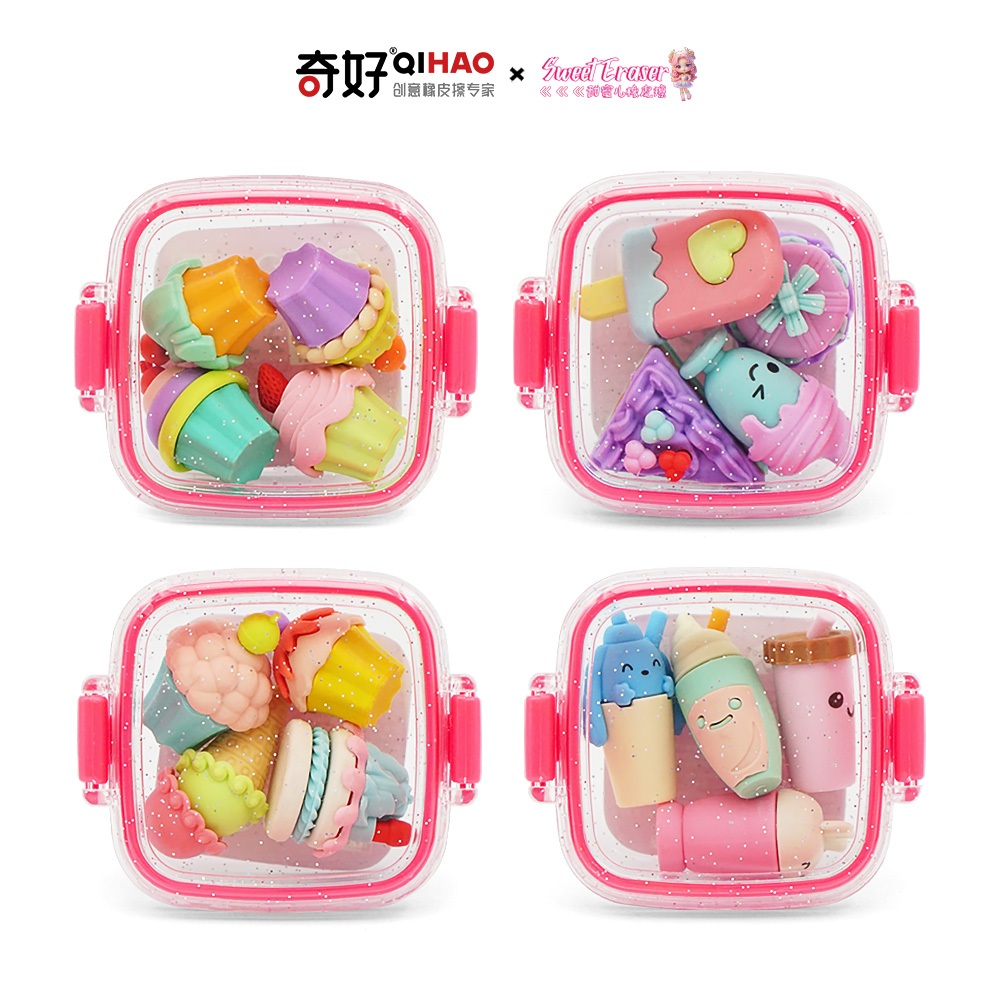 

8636 Penghapus Karakter Lucu Anak Dessert Cupcake / Puzzle bongkar pasang / gift stationery