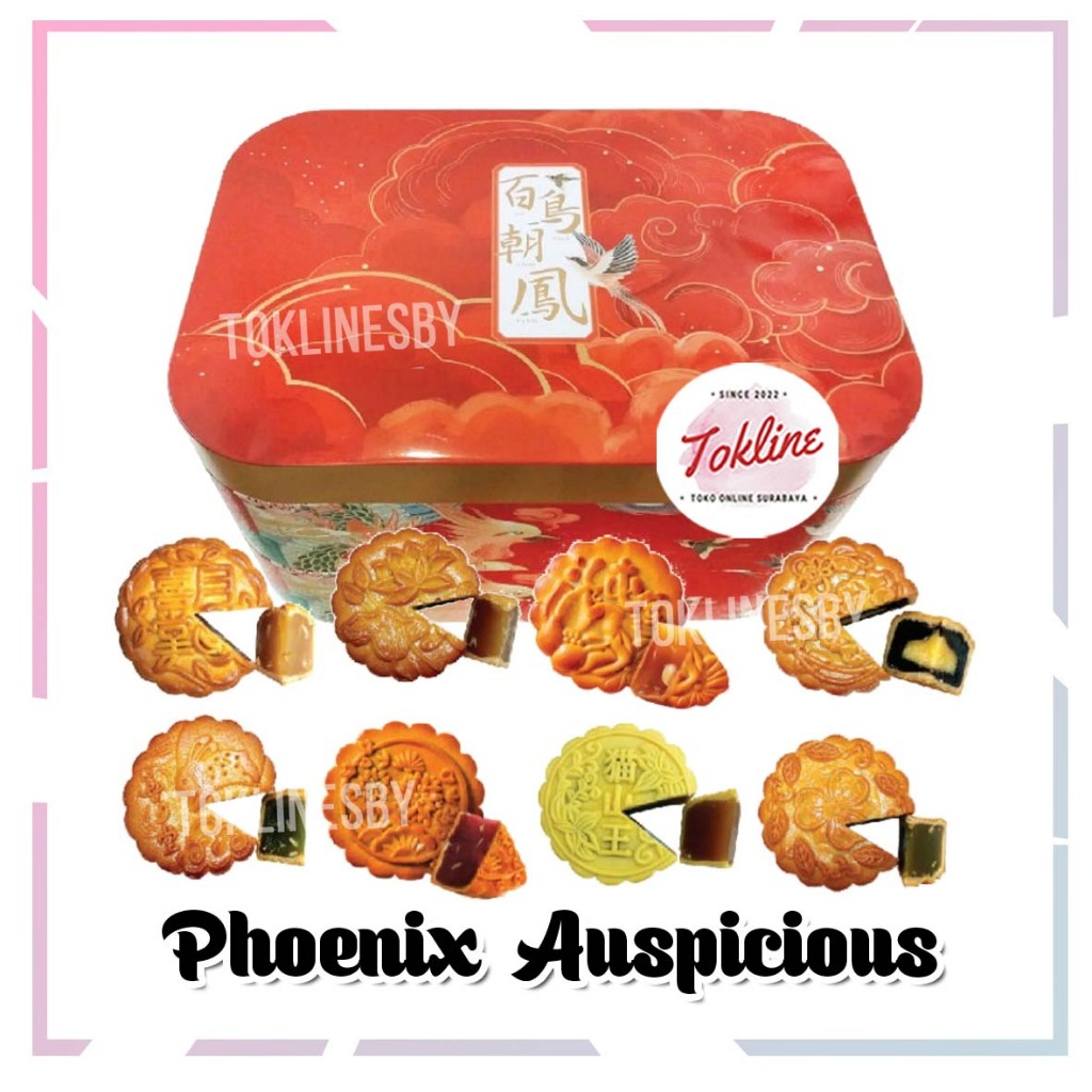 

Casahana Casa Hana Mooncake Moon Cake Kue Bulan Phoenix Auspicious 8pcs x 170gr