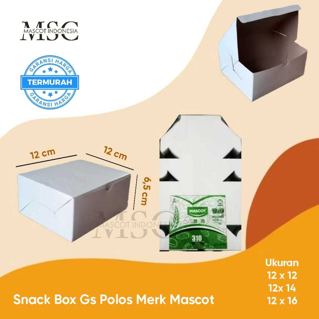 Snack box GS Polos Merk Mascot | Meal Box Polos Merk Mascot
