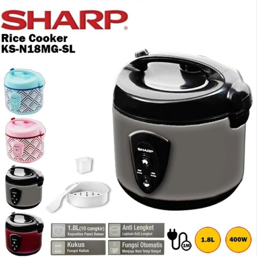Sharp Magic Com KS N 18 MG / Rice Cooker Sharp KS N18MG SL / SHARP ORIGINAL Magic Com KSN 18 /Magicc