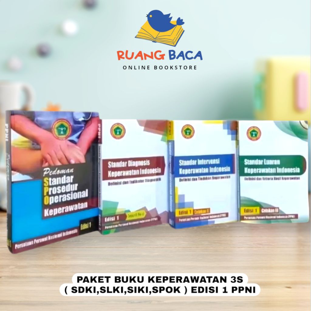 PAKET BUKU KEPERAWATAN 3S ( SDKI - SLKI - SIKI - SPOK ) EDISI 1 PPNI