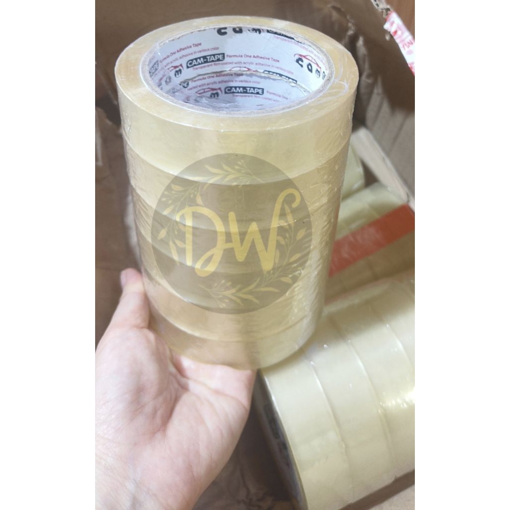 

DW Lakban Isolasi Selasiban Bening Transparan Camtape 1 inchi 24mm x 90 yard (6pcs)