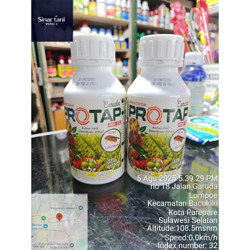 PROTAP insektisida pelindung tanaman cabe, jagung dll kemasan 500ml.