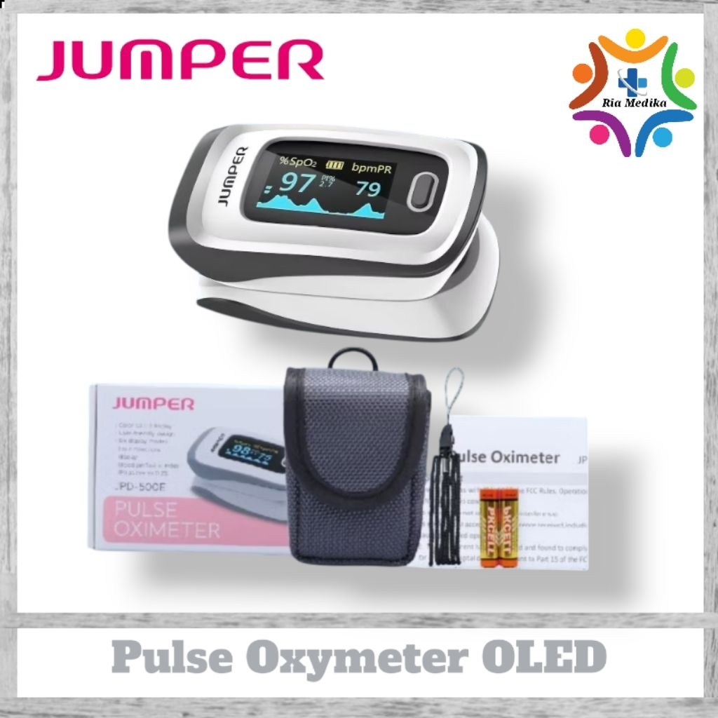 Pulse Oksimeter  Jumper OLED Saturasi Oksigen   Pulse Oxymeter Jumper