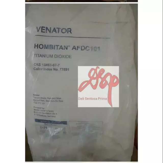 

Hombitan AFDC Titanium Dioxide Pemutih Makanan Food Grade Jerman 500Gr / Pangan Makanan Adonan Powder