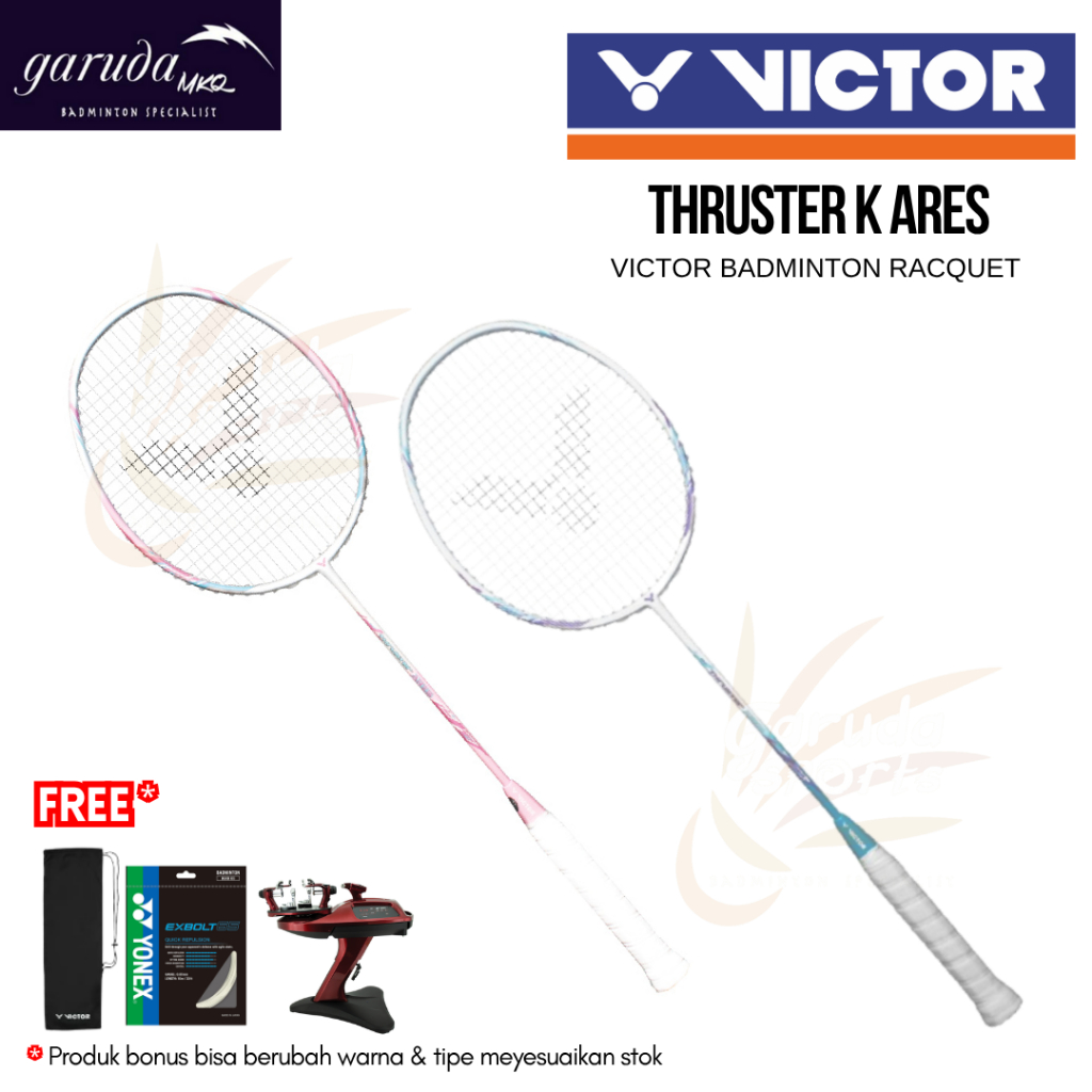 RAKET BADMINTON VICTOR THRUSTER K ARES / VICTOR TK ARES / THRUSTER-K-ARES