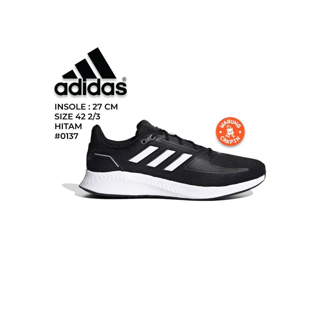 ADDINDA Run Falcon 2.0 Running Shoes - Hitam size 42 2/3