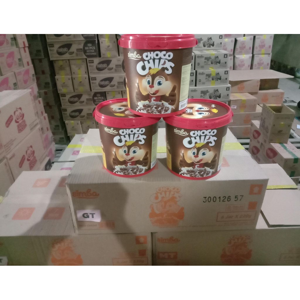 

Simba cereal chocochip jar 220gr /simba ember / cereal / murah