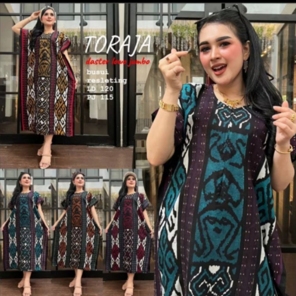 Daster Toraja lowo jumbo busui resleting