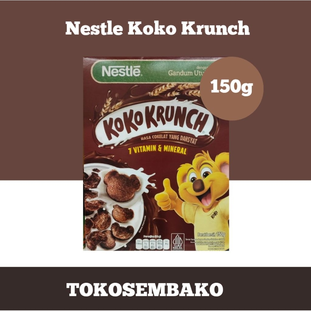 

Nestle Koko Krunch Gandum Utuh 150Gram