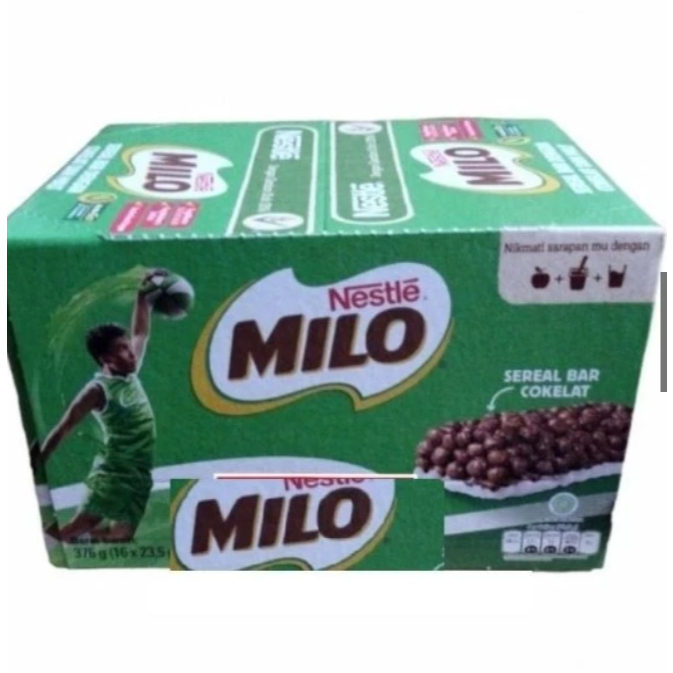 

1 Dus Susu Milo Cereal Bar 23,5 Gram x 16 Pcs