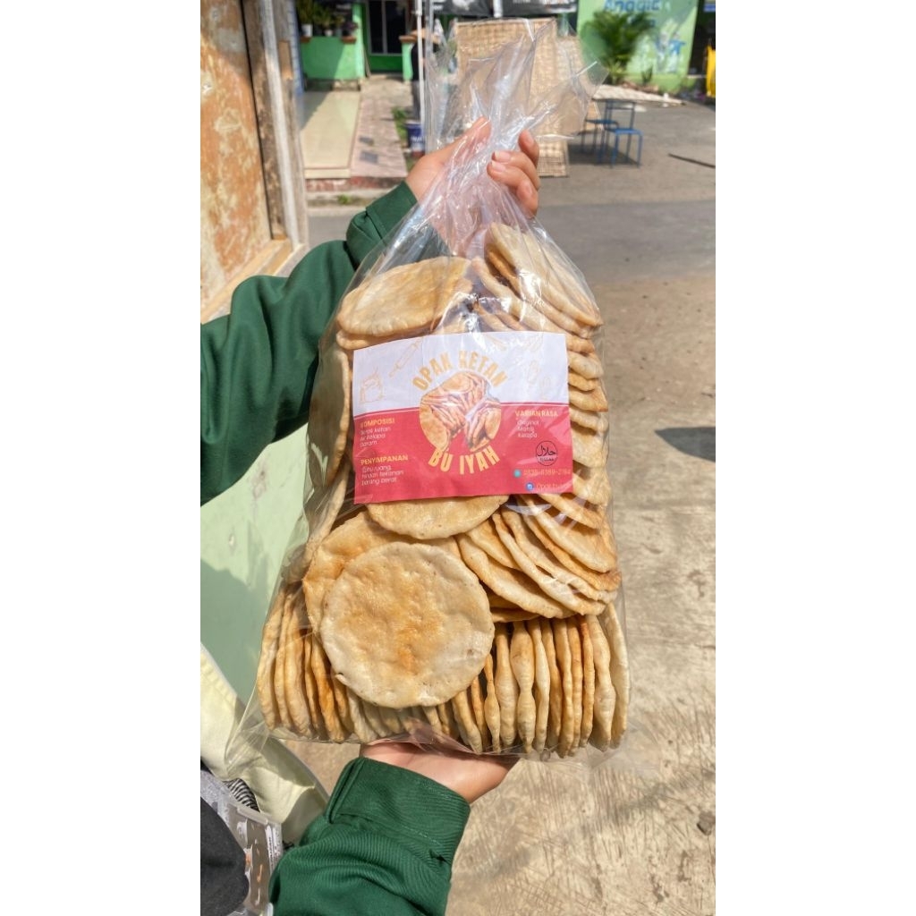 Opak ketan bakar gurih kelapa