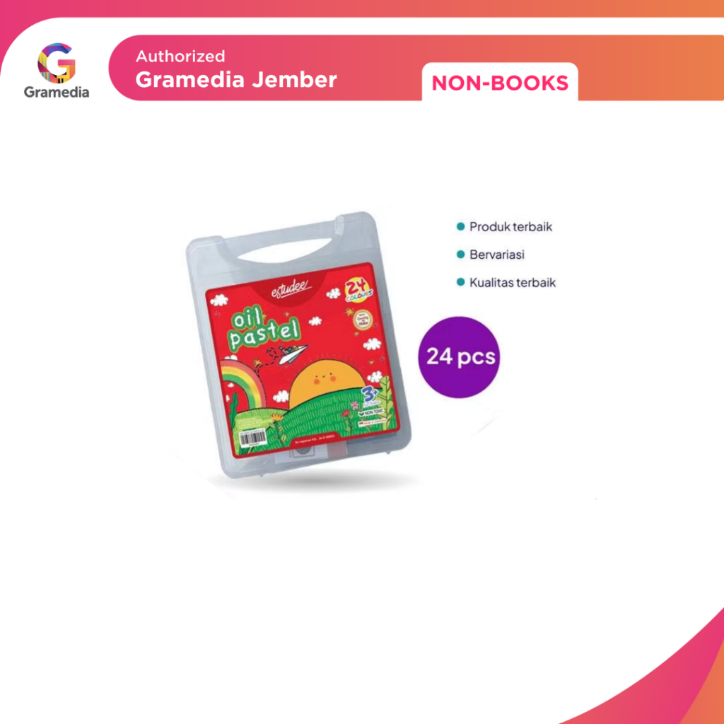 

Estudee Oil Pastel 24 - Gramedia Jember