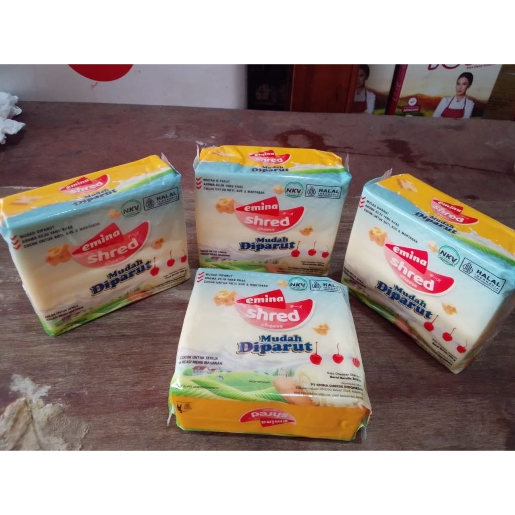 

EMINA Shred Keju Cheddar 250 gr